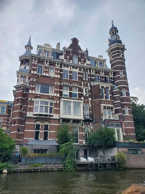 Singelgracht Canal, Canal Tours Amsterdam Pedal Boat Tour, Amsterdam, Netherlands, July 20, 2025