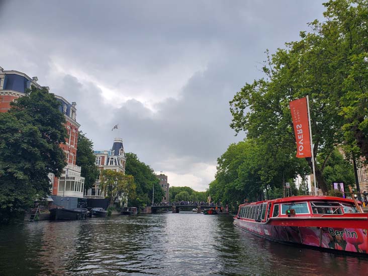Singelgracht Canal, Canal Tours Amsterdam Pedal Boat Tour, Amsterdam, Netherlands, July 20, 2025