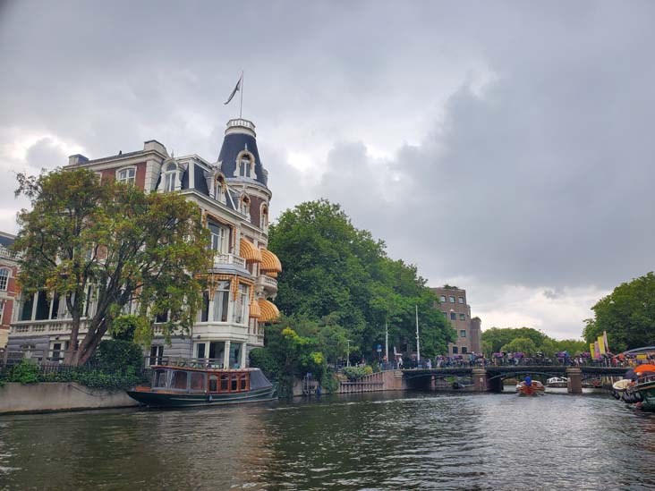 Singelgracht Canal, Canal Tours Amsterdam Pedal Boat Tour, Amsterdam, Netherlands, July 20, 2025