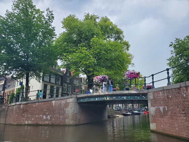 Lijnbaansgracht Canal at Spiegelgracht Canal, Canal Tours Amsterdam Pedal Boat Tour, Amsterdam, Netherlands, July 20, 2025