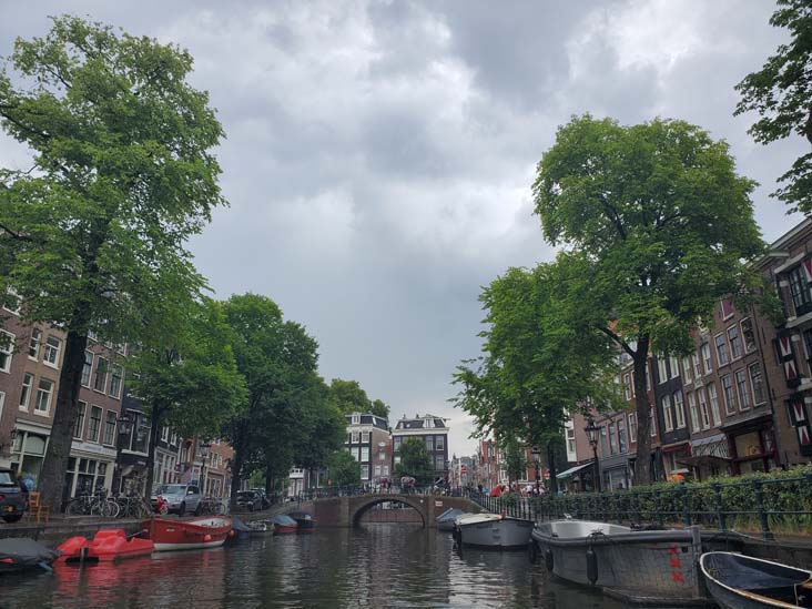 Spiegelgracht Canal, Canal Tours Amsterdam Pedal Boat Tour, Amsterdam, Netherlands, July 20, 2025