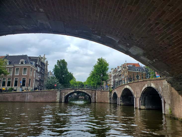 Keizersgracht Canal at Reguliersgracht Canal, Canal Tours Amsterdam Pedal Boat Tour, Amsterdam, Netherlands, July 20, 2025