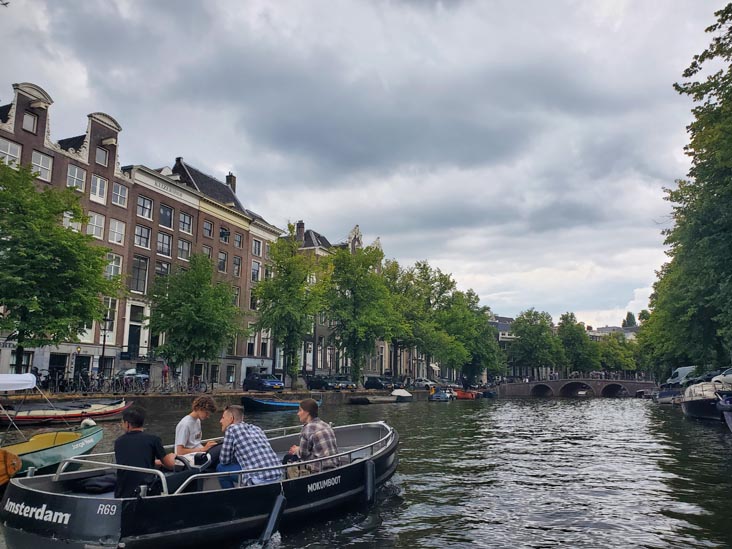 Keizersgracht Canal, Canal Tours Amsterdam Pedal Boat Tour, Amsterdam, Netherlands, July 20, 2025