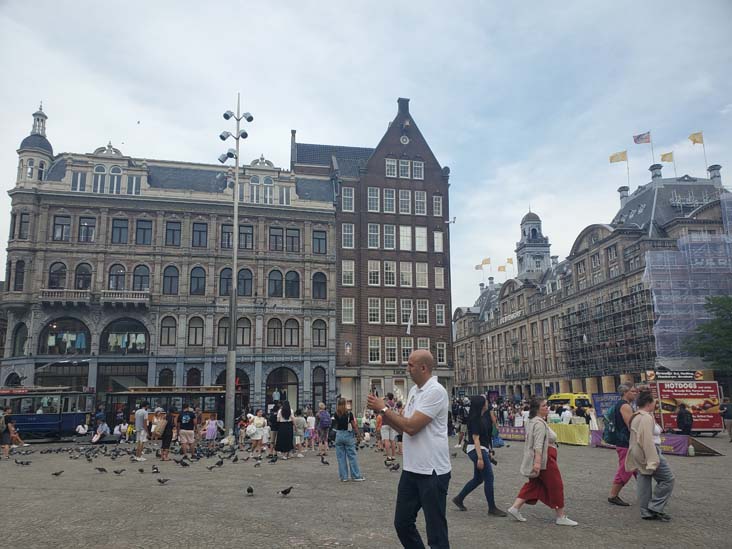 Dam Square, Amsterdam, Netherlands, July 19, 2025