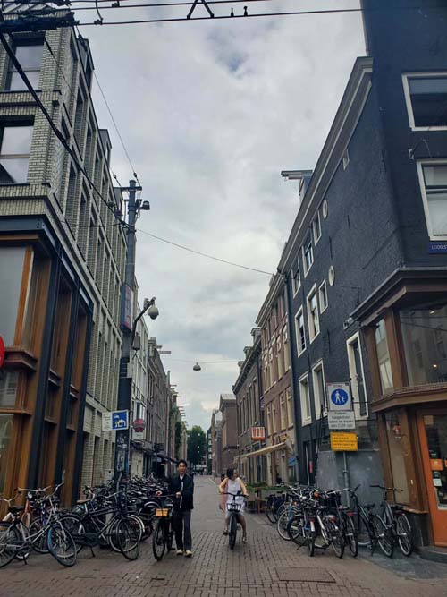 Looking West Down Lange Leidsedwarsstraat From Leidsestraat, Amsterdam, Netherlands, July 20, 2025