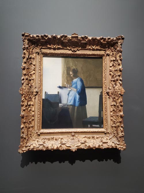 Woman Reading a Letter, Gallery of Honor, Rijksmuseum, Amsterdam, Netherlands, July 20, 2025