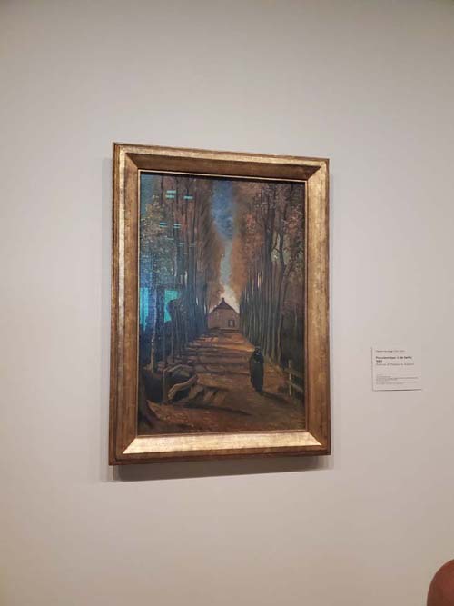 Avenue of Poplars in Autumn, Van Gogh Museum, Amsterdam, Netherlands, July 19, 2025