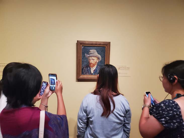 Self Portrait With Grey Felt Hat, Van Gogh Museum, Amsterdam, Netherlands, July 19, 2025