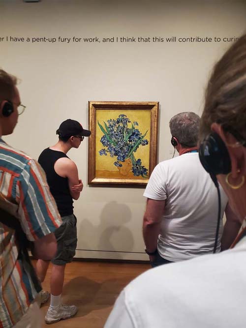 Irises, Van Gogh Museum, Amsterdam, Netherlands, July 19, 2025