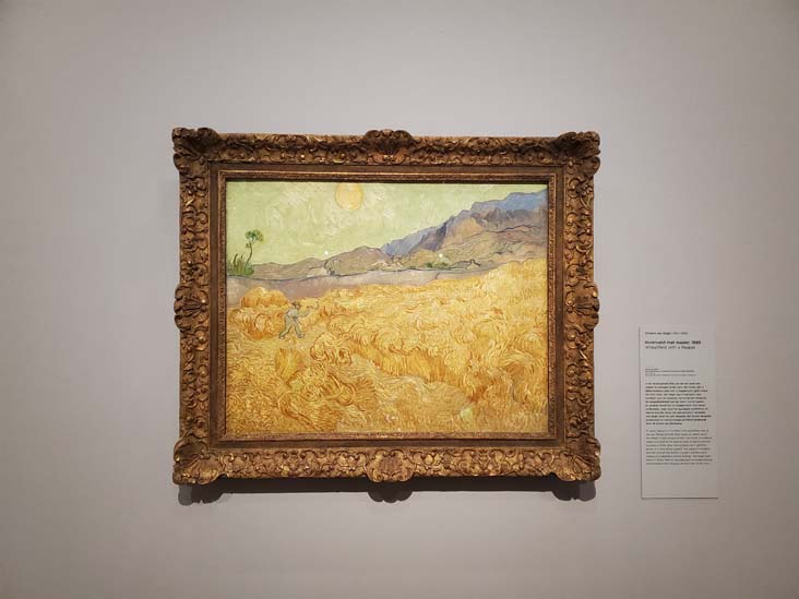 Wheatfield With a Reaper, Van Gogh Museum, Amsterdam, Netherlands, July 19, 2025
