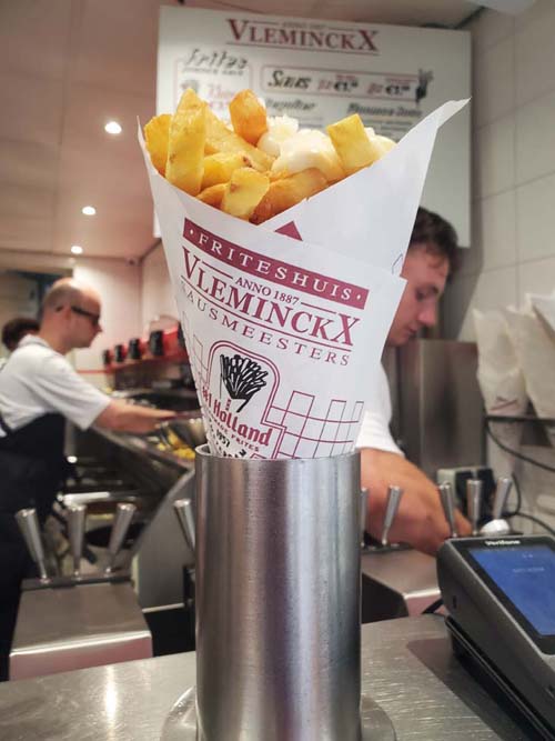 Vleminckx de Sausmeester Vlaams Frites/French Fries, Voetboogstraat 33, Amsterdam, Netherlands, July 20, 2025