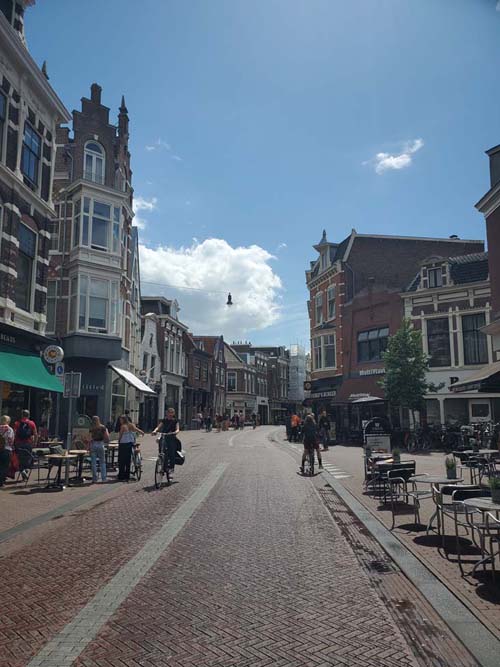 Kruisstraat at Ridderstraat, Haarlem, Netherlands, July 21, 2025
