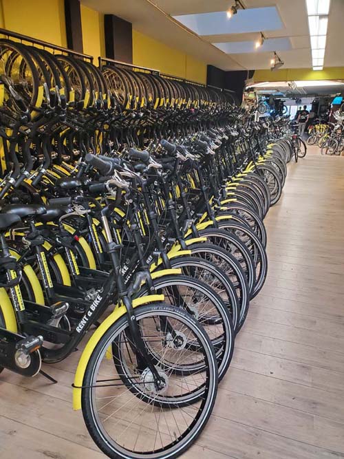 Rent a Bike Haarlem, Lange Herenstraat 36, Haarlem, Netherlands, July 21, 2025
