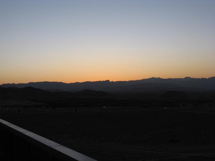 Sunset From Outdoor Deck, Veloce Cibo, The M Resort Spa & Casino, 12300 Las Vegas Boulevard South, Henderson, Nevada