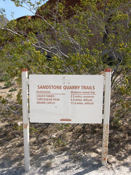 Sandstone Quarry Trailhead, Red Rock Canyon National Conservation Area, Las Vegas, Nevada