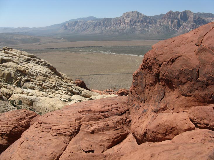 View From Redcap Mountain, Calico Hills, Red Rock Canyon National Conservation Area, Las Vegas, Nevada