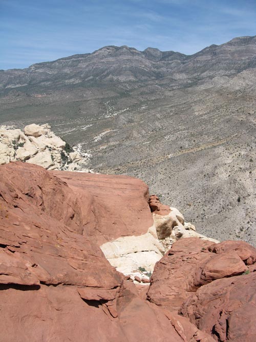 View From Redcap Mountain, Calico Hills, Red Rock Canyon National Conservation Area, Las Vegas, Nevada