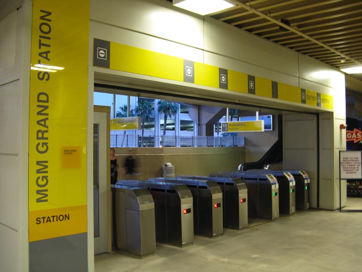MGM Grand Station, Las Vegas Monorail, The Strip, Las Vegas, Nevada