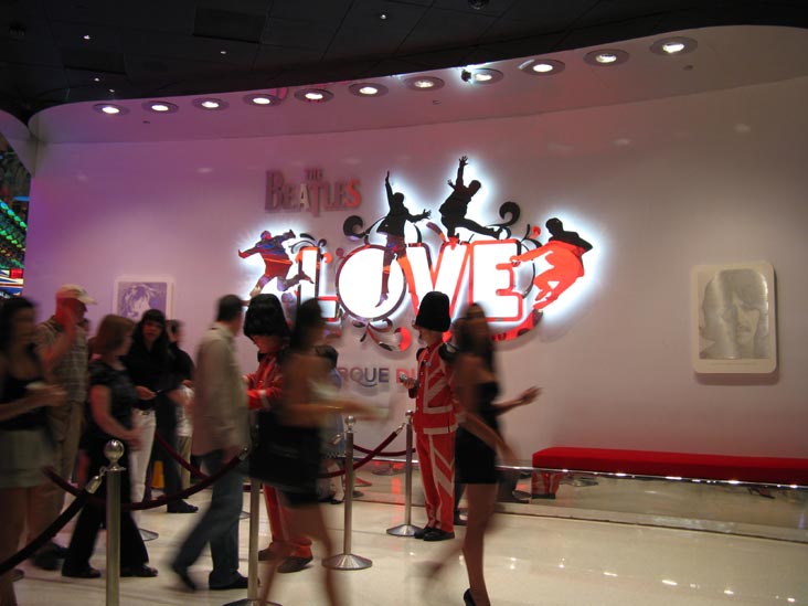 Lobby Outside Cirque du Soleil's Love, The Mirage, 3400 Las Vegas Boulevard South, Las Vegas, Nevada