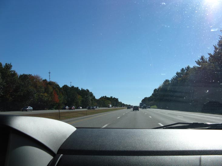 Southbound Interstate 95, New Hampshire