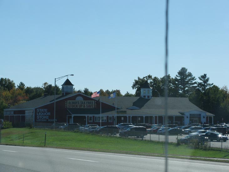 Southbound Interstate 95, New Hampshire
