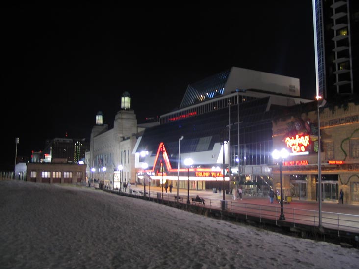 Atlantic City Boardwalk Near Trump Plaza and Boardwalk Hall, Atlantic City, New Jersey, April 10, 2004