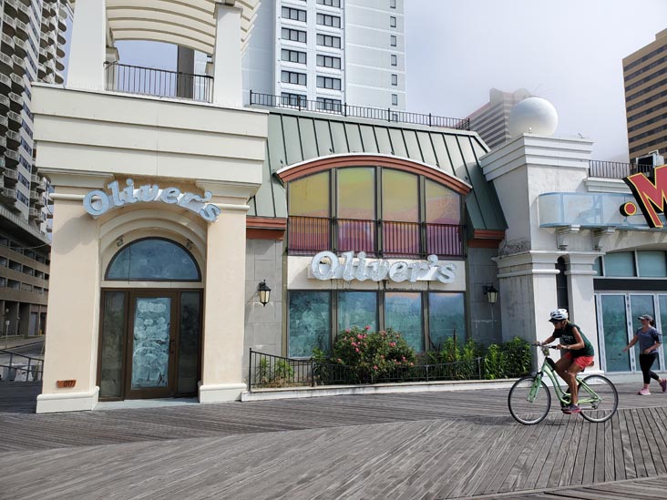 Atlantic City Boardwalk at South Chelsea Avenue, Atlantic City, New Jersey, July 11, 2020