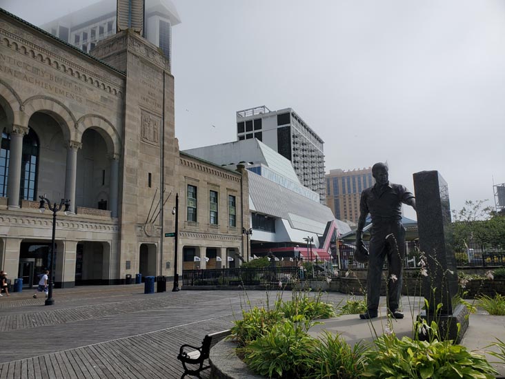 Atlantic City Workers Monument, Kennedy Plaza, Atlantic City Boardwalk, Atlantic City, New Jersey, July 11, 2020