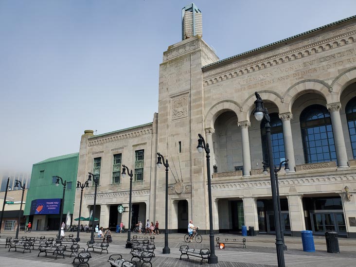 Kennedy Plaza, Boardwalk Hall, Atlantic City Boardwalk, Atlantic City, New Jersey, July 11, 2020