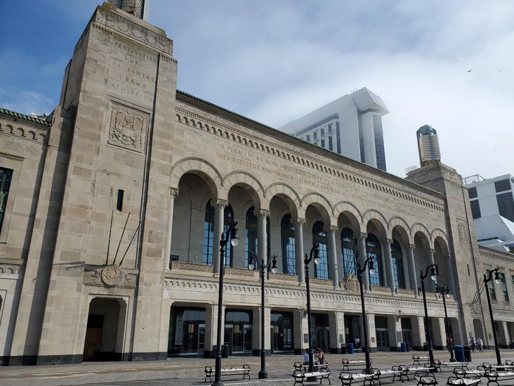 Kennedy Plaza, Boardwalk Hall, Atlantic City Boardwalk, Atlantic City, New Jersey, July 11, 2020