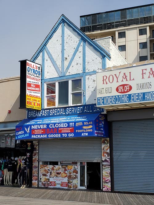 Bill's Gyro & Souvlaki, 1607 Boardwalk, Atlantic City, New Jersey, July 11, 2020
