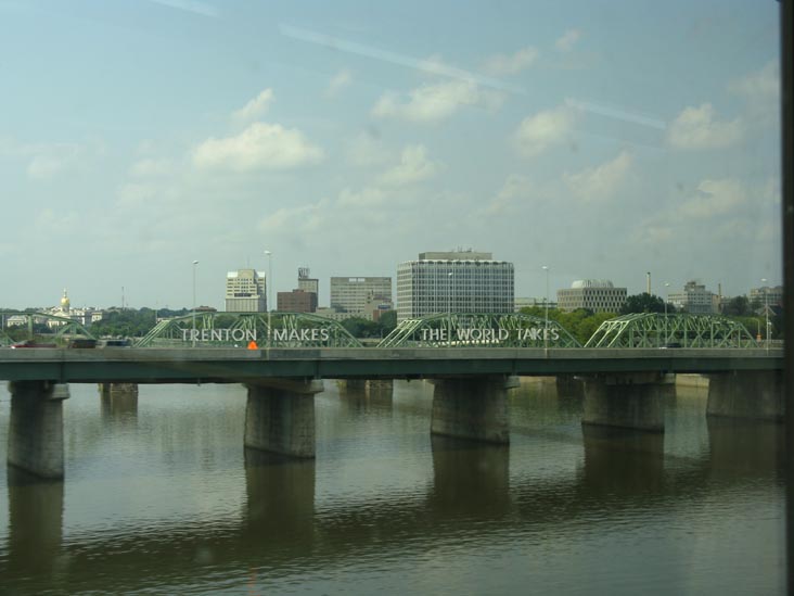 Trenton Makes Bridge From Atlantic City Express Service ACES Train