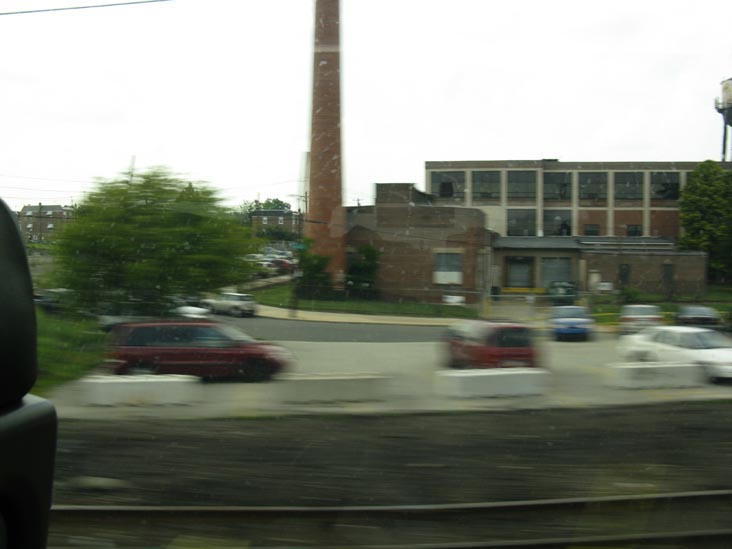 Holmesburg Junction SEPTA Station From ACES Train, July 24, 2009