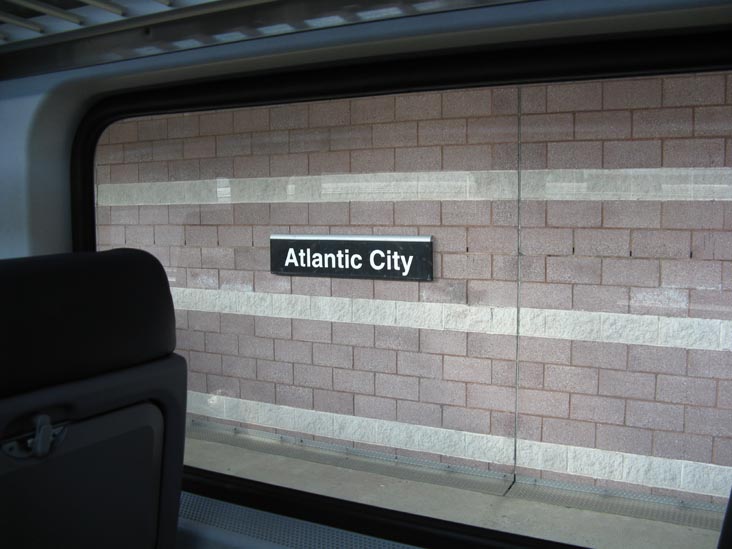 Atlantic City Rail Terminal From Atlantic City Express Service ACES Train, Atlantic City, New Jersey