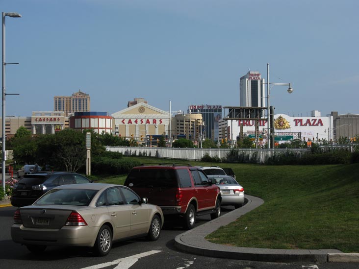 Atlantic City Casinos From Atlantic City Rail Terminal, Atlantic City, New Jersey