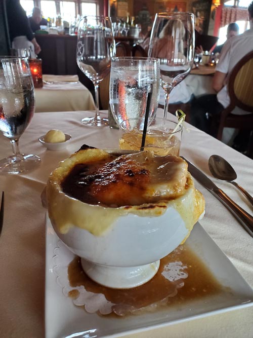 French Onion Soup, Knife & Fork Inn, Atlantic City, New Jersey, July 2, 2021