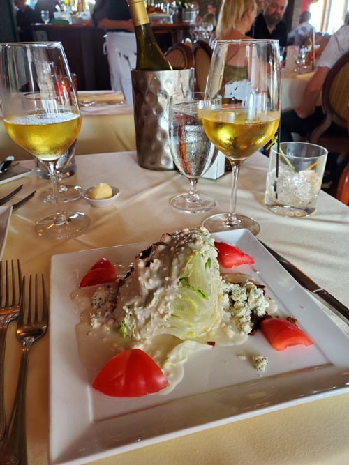 Wedge Salad, Knife & Fork Inn, Atlantic City, New Jersey, July 2, 2021