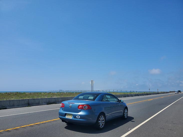Route 152 Approaching Ocean City-Longport Bridge, Atlantic County, New Jersey, July 8, 2020