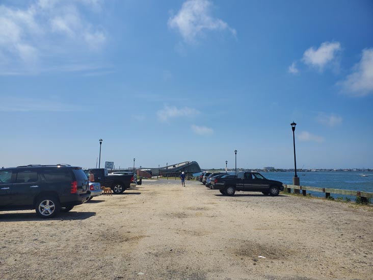 Ocean City-Longport Bridge From Longport Dog Beach Parking Area, Atlantic County, New Jersey, July 8, 2020