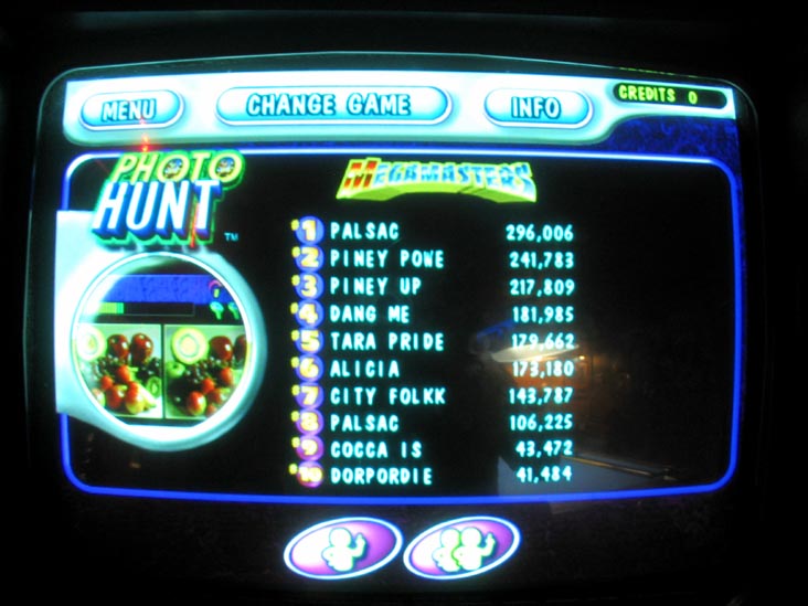 Erotic Photo Hunt High Scores, Pic-A-Lilli Inn, 866 Route 206, Shamong, New Jersey, May 28, 2007