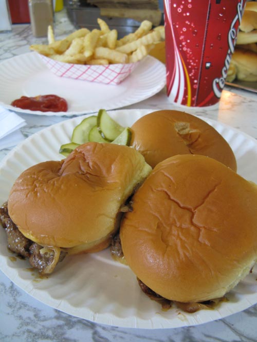 Cheeseburgers, White Manna Hamburgers, 385 River Street, Hackensack, New Jersey