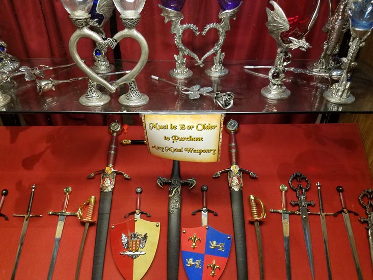 Souvenirs, Medieval Times, Lyndhurst, New Jersey, January 18, 2020