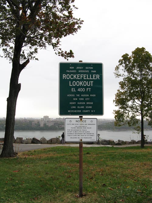 Rockefeller Lookout, Palisades Interstate Park, Bergen County, New Jersey