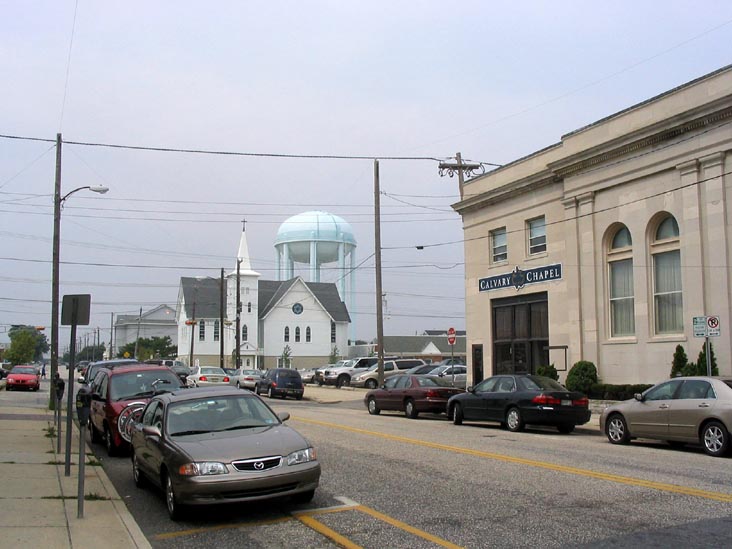 8th Street and Asbury Avenue, Looking West, Ocean City, New Jersey