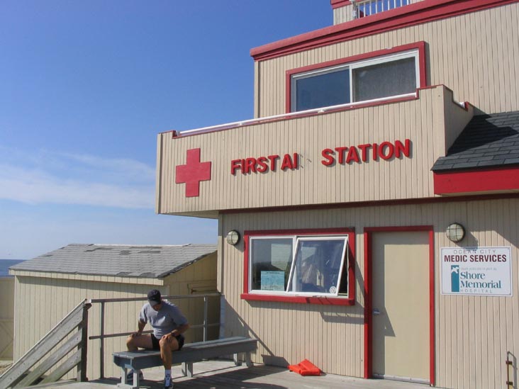First Aid Station, Boardwalk, Ocean City, New Jersey, August 22, 2004