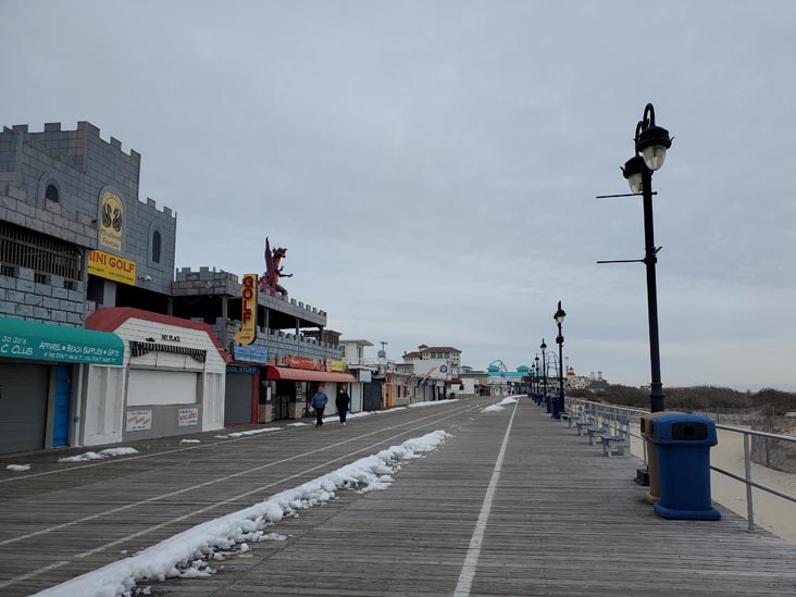 Ocean City Boardwalk, Ocean City, New Jersey, January 15, 2022