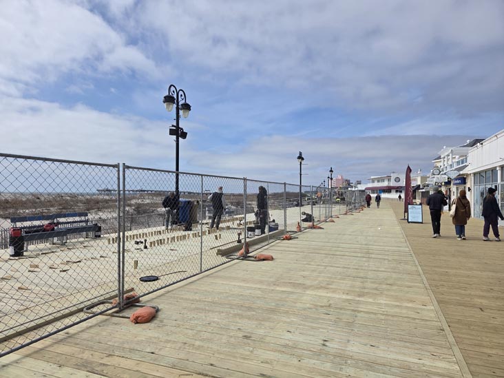 Ocean City Boardwalk Near 13th Street, Ocean City, New Jersey, April 9, 2026