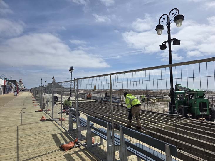 Ocean City Boardwalk Near 13th Street, Ocean City, New Jersey, April 9, 2026