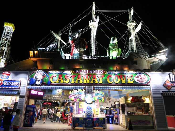 Playland's Castaway Cove, Ocean City Boardwalk, Ocean City, New Jersey, September 29, 2012