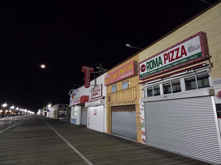 Ocean City Boardwalk at 7th Street, Ocean City, New Jersey, December 25, 2025
